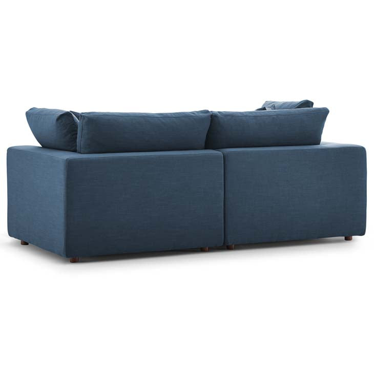 Commix Down Filled Overstuffed 2 Piece Sectional Sofa Set - living-essentials