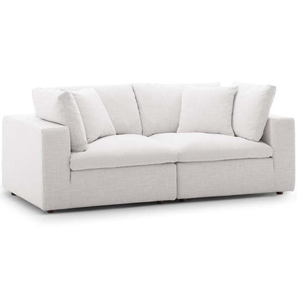 Commix Down Filled Overstuffed 2 Piece Sectional Sofa Set - living-essentials
