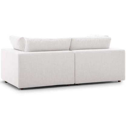 Commix Down Filled Overstuffed 2 Piece Sectional Sofa Set - living-essentials
