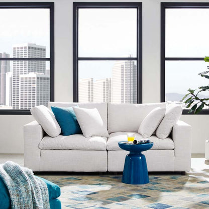 Commix Down Filled Overstuffed 2 Piece Sectional Sofa Set - living-essentials