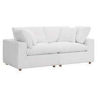 Connie Down Filled Overstuffed 2 Piece Sectional Sofa Set