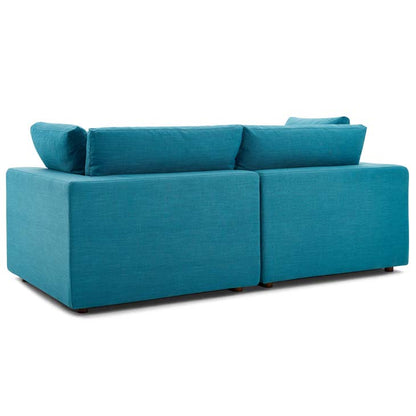 Commix Down Filled Overstuffed 2 Piece Sectional Sofa Set - living-essentials