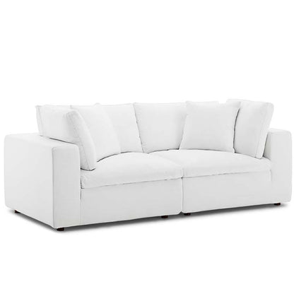 Commix Down Filled Overstuffed 2 Piece Sectional Sofa Set - living-essentials