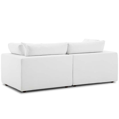 Commix Down Filled Overstuffed 2 Piece Sectional Sofa Set - living-essentials