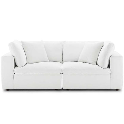 Commix Down Filled Overstuffed 2 Piece Sectional Sofa Set - living-essentials