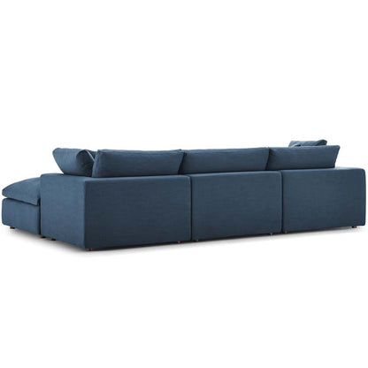 Commix Down Filled Overstuffed 4 Piece Sectional Sofa Set - living-essentials
