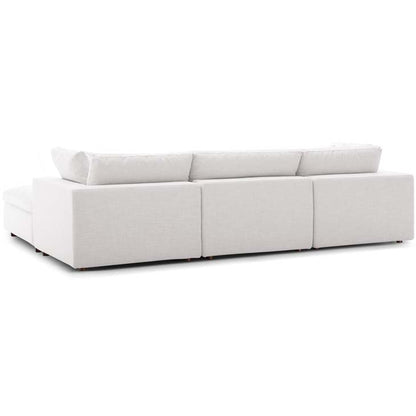 Commix Down Filled Overstuffed 4 Piece Sectional Sofa Set - living-essentials