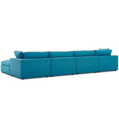 Commix Down Filled Overstuffed 5 Piece Sectional Sofa Set - living-essentials