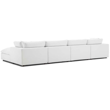 Commix Down Filled Overstuffed 5 Piece Sectional Sofa Set - living-essentials