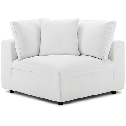 Common Down Filled Overstuffed 5 Piece Sectional Sofa - living-essentials