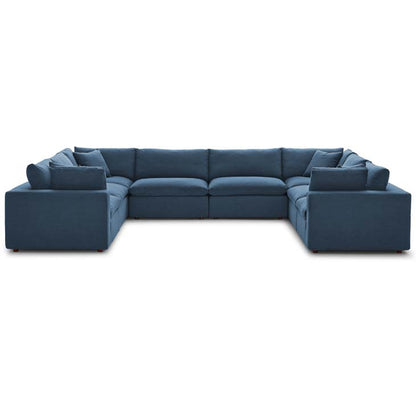 Commix Down Filled Overstuffed 8 Piece Sectional Sofa Set - living-essentials