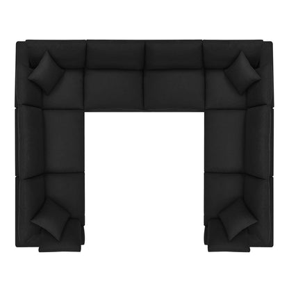 Connie Down Filled Overstuffed 8-Piece Sectional Sofa