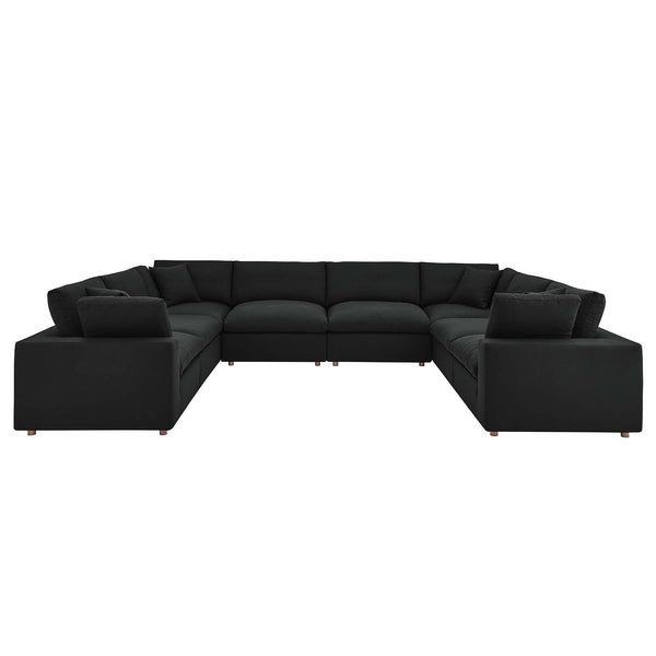 Connie Down Filled Overstuffed 8-Piece Sectional Sofa
