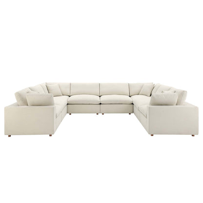 Connie Down Filled Overstuffed 8-Piece Sectional Sofa