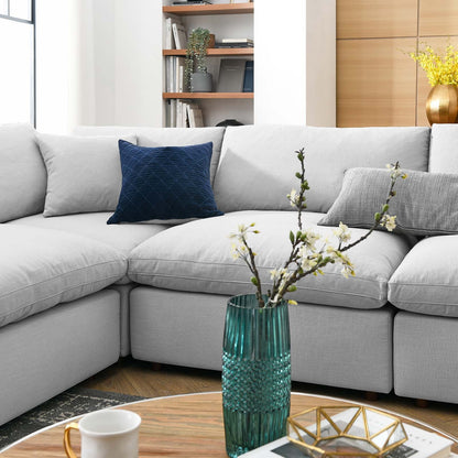Connie Down Filled Overstuffed 8-Piece Sectional Sofa