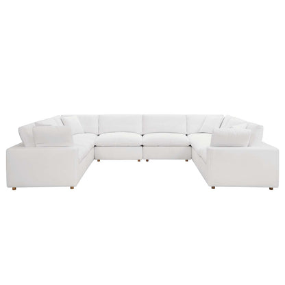 Connie Down Filled Overstuffed 8-Piece Sectional Sofa