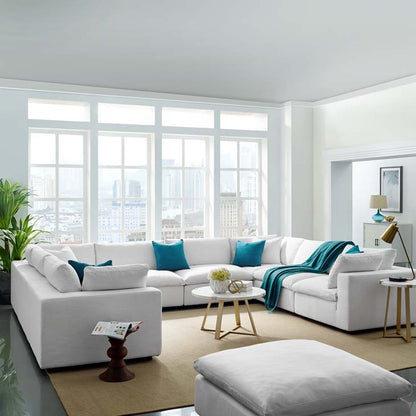 Commix Down Filled Overstuffed 8 Piece Sectional Sofa Set - living-essentials