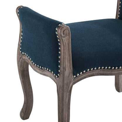 Avail Vintage French Upholstered Fabric Bench - living-essentials