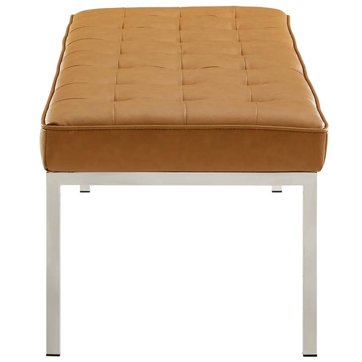 Knoll Style Bench in Tan - living-essentials