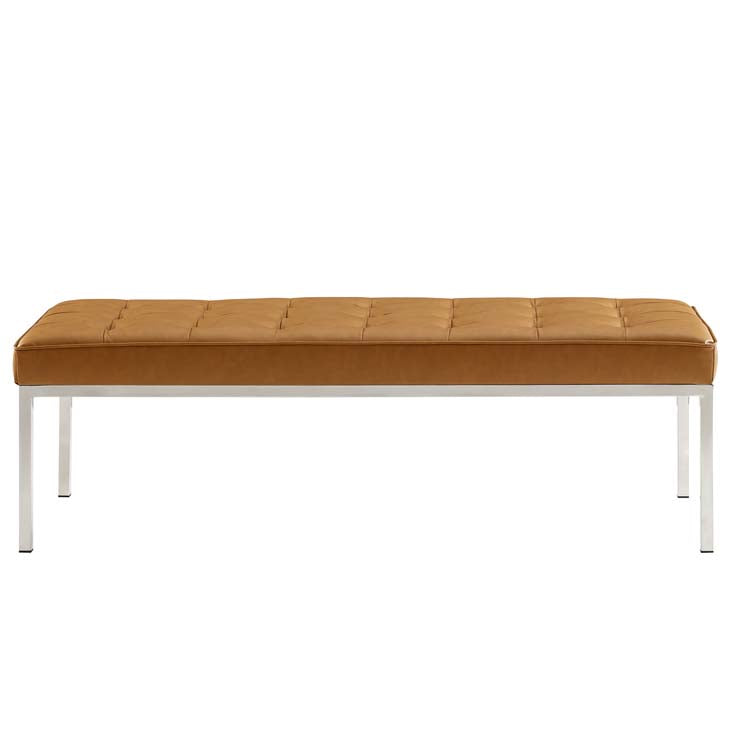 Knoll Style Bench in Tan - living-essentials