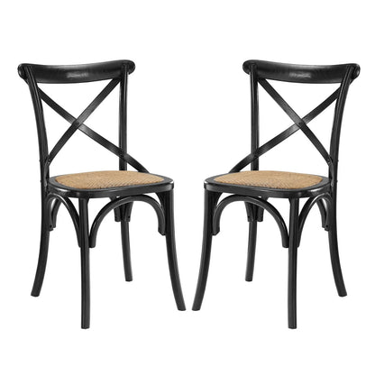 Gear Black Dining Side Chair Set of 2