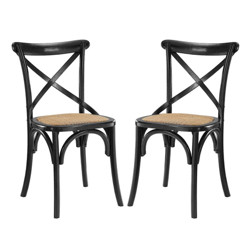 Gear Black Dining Side Chair Set of 2