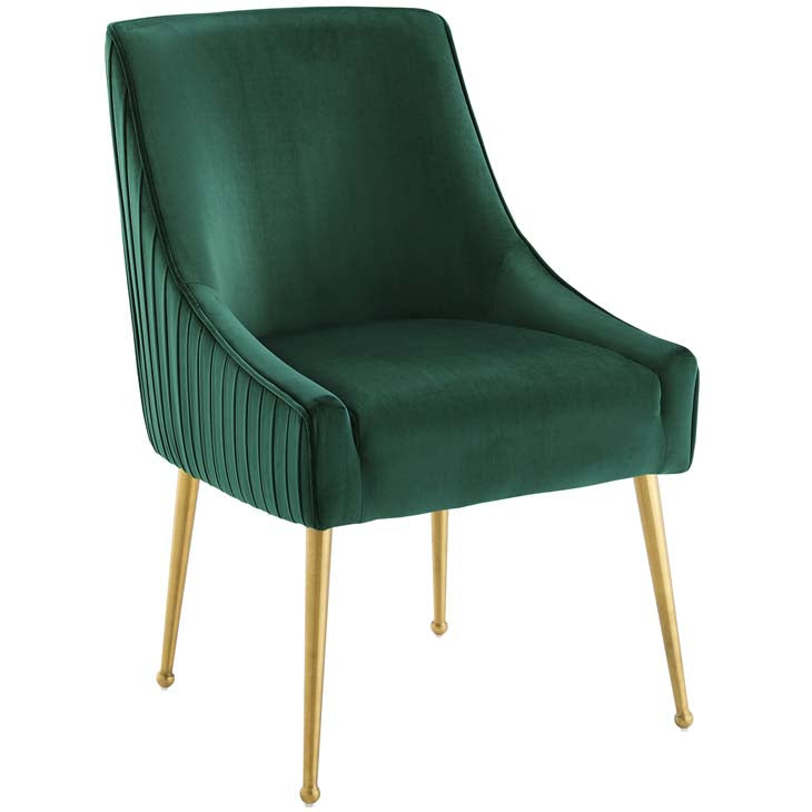 Bryan Braided Soft Velvet Dining Chair - living-essentials