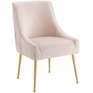 Bryan Braided Soft Velvet Dining Chair - living-essentials