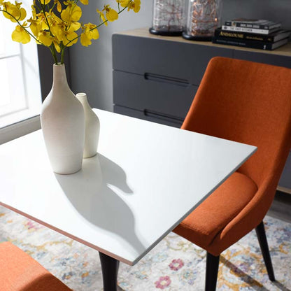 Tulip 24" Square Wood Top Dining Table - living-essentials