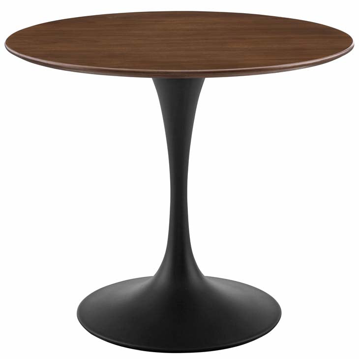 Tulip 36" Round Walnut Dining Table - living-essentials