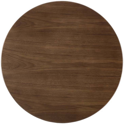 Tulip 36" Round Walnut Dining Table - living-essentials