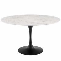 Tulip 54" Round Artificial Marble Dining Table - living-essentials