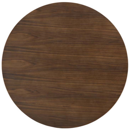 Tulip 47" Round Walnut Dining Table - living-essentials