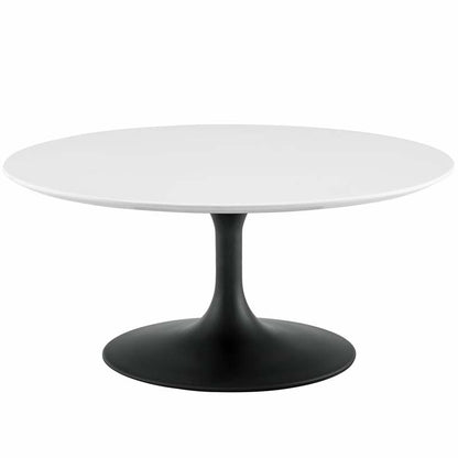 Tulip 36" Round Wood Coffee Table - living-essentials