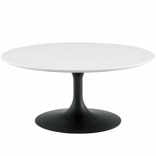 Tulip 36" Round Wood Coffee Table - living-essentials