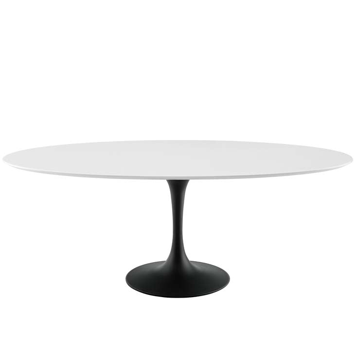 Tulip 78" Oval Wood Dining Table - living-essentials