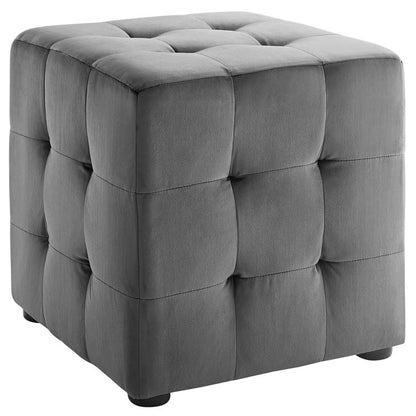 Toggle Cube Velvet Ottoman - living-essentials