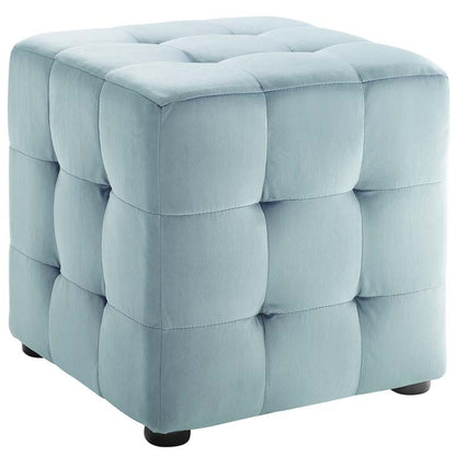 Toggle Cube Velvet Ottoman - living-essentials