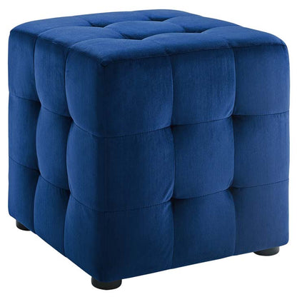 Toggle Cube Velvet Ottoman - living-essentials