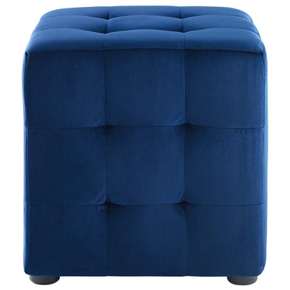 Toggle Cube Velvet Ottoman - living-essentials