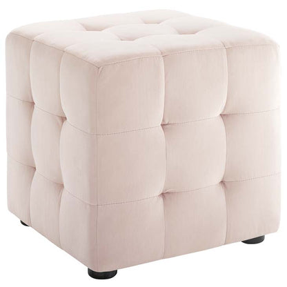Toggle Cube Velvet Ottoman - living-essentials