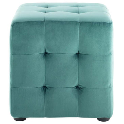 Toggle Cube Velvet Ottoman - living-essentials