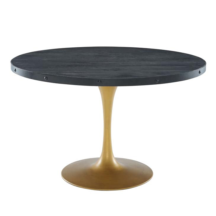 Drive 48" Round Wood Top Dining Table - living-essentials