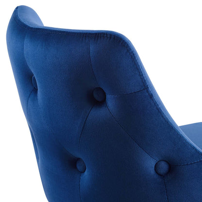 Avril Performance Velvet Counter Bar Stool