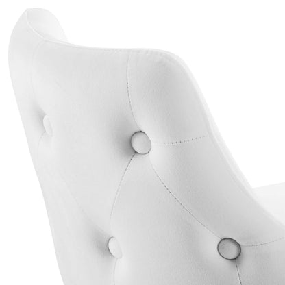 Avril Performance Velvet Counter Bar Stool