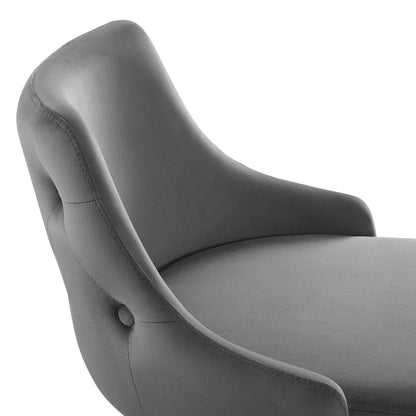 Avril Performance Velvet Bar Stool