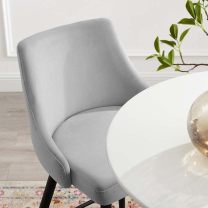 Avril Performance Velvet Bar Stool