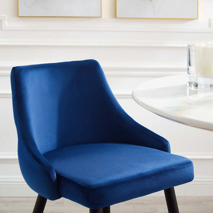 Avril Performance Velvet Bar Stool