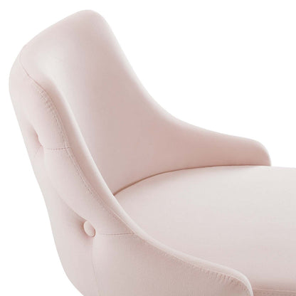 Avril Performance Velvet Bar Stool