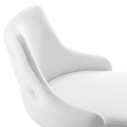 Avril Performance Velvet Bar Stool